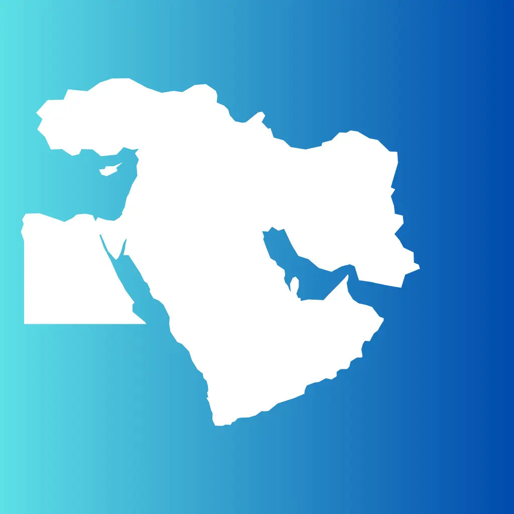 Middle East (5 areas) unlimited daily eSIM
